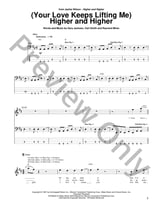 (YOUR LOVE KEEPS LIFTING ME) HIGHER AND HIGHER Guitar and Fretted sheet music cover